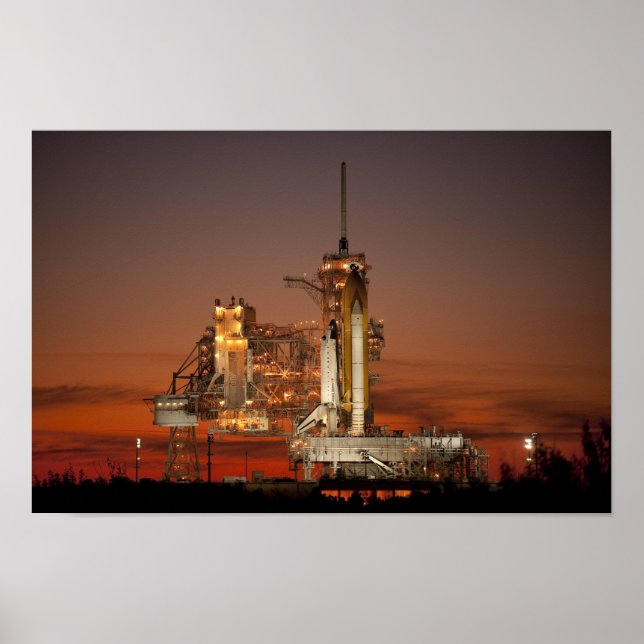 Affiches Atlantis Space Shuttle lancement NASA (Devant)