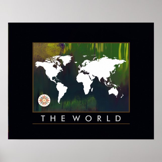 Affiches atlas, carte du monde (Devant)