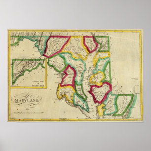 Affiches Atlas général du Maryland