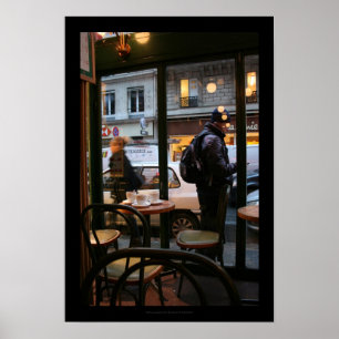 Affiches Atmosphère parisienne Rue Rambuteau Beaubourg Affi