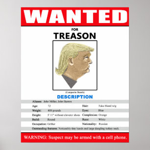 Affiches Atout Recherché drôle pour la trahison