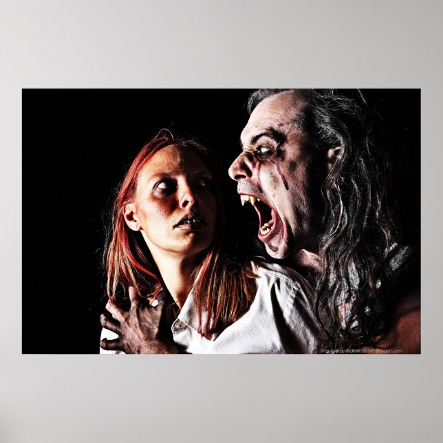 Affiches "Attaqué" par Andrew Gettler (Devant)