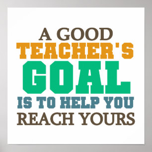 Affiches Atteindre vos objectifs