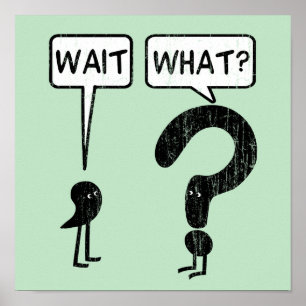 Affiches Attendez, quoi? Humour de grammaire