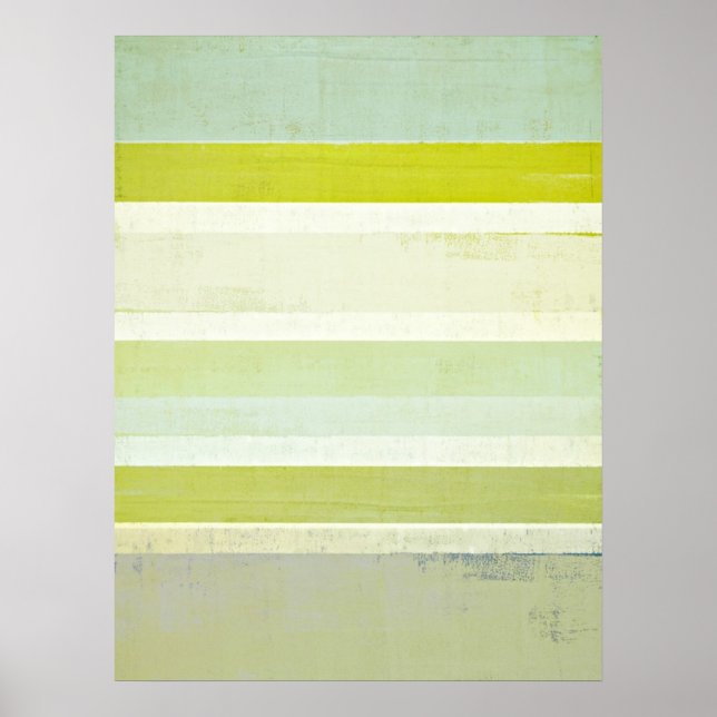 Affiches 'Attente' Gris et Brown Art Abstrait (Devant)