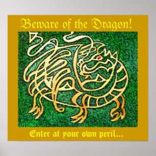 Affiches Attention au dragon
