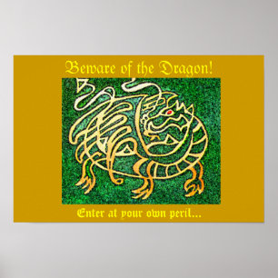 Affiches Attention au Dragon