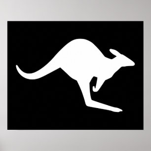 Affiches Attention Kangaroo