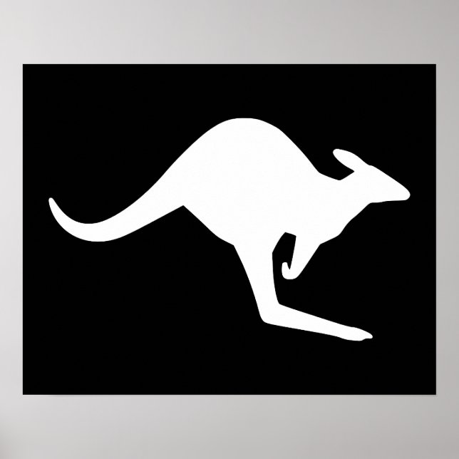 Affiches Attention Kangaroo (Devant)