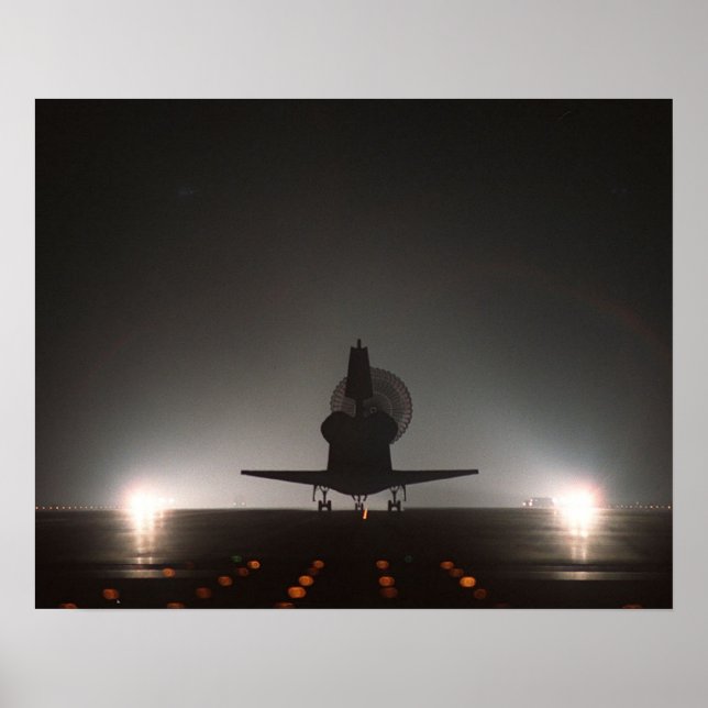 Affiches Atterrissage de la navette spatiale Atlantis (STS- (Devant)