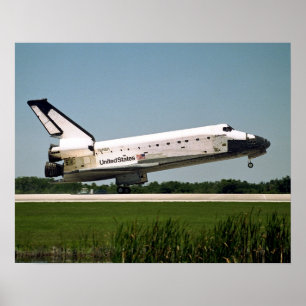 Affiches Atterrissage de la navette spatiale Columbia (STS-