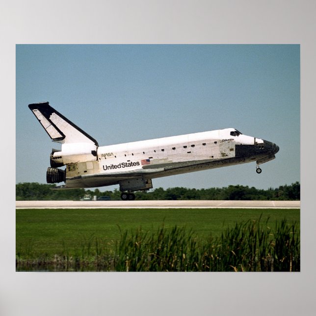 Affiches Atterrissage de la navette spatiale Columbia (STS- (Devant)