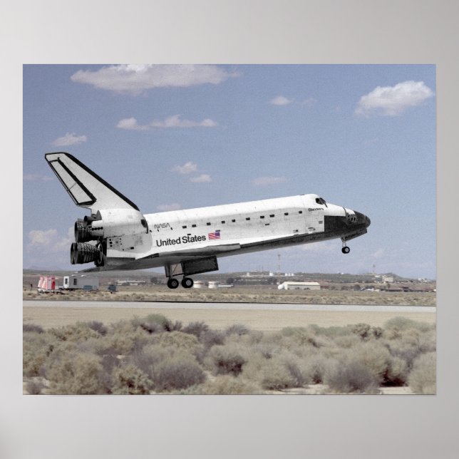 Affiches Atterrissage de la navette spatiale Discovery (STS (Devant)