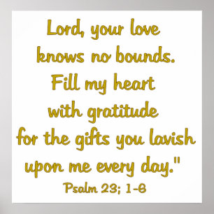 Affiches Attitude de gratitude