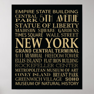 Affiches Attractions de New York