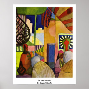 Affiches Au Bazar D'Août Macke