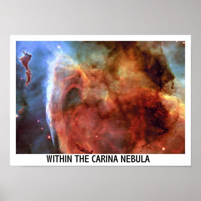Affiches Au sein de la Nebula Carina (Devant)
