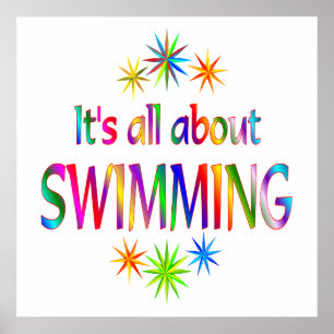 Affiches Au sujet de la natation