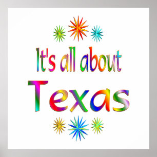 Affiches Au sujet du Texas