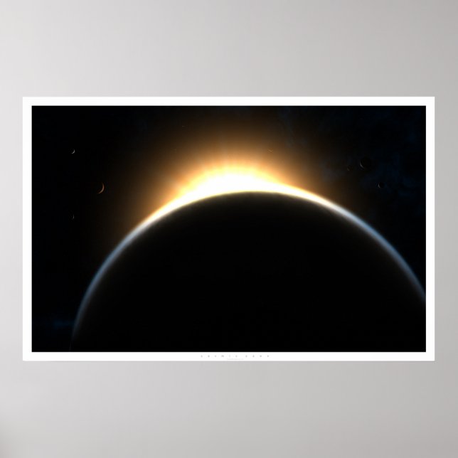 Affiches Aube cosmique (Devant)