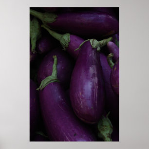 Affiches aubergine violette