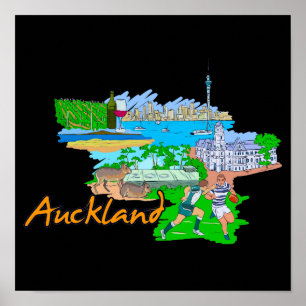 Affiches Auckland - Nouvelle-Zélande