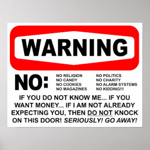 Affiches Aucun panneau d'avertissement d'avocats-conseils