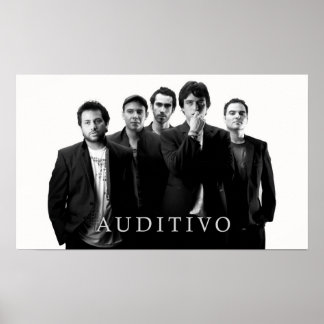 Affiches Auditivo blancoynegro
