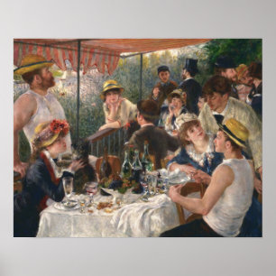 Affiches Auguste Renoir, Déjeuner de la fête nautique