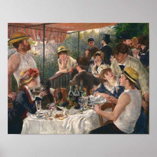 Affiches Auguste Renoir - Luncheon of the Boating Party (Devant)