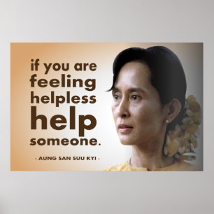 Affiches Aung san suu kyi