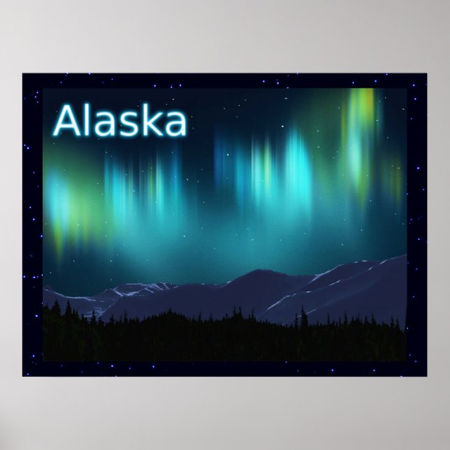 Affiches Aurora Borealis (Devant)