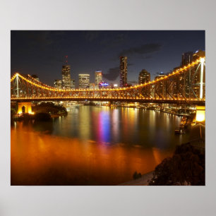 Affiches Australie, Queensland, Brisbane, Story Bridge, 2