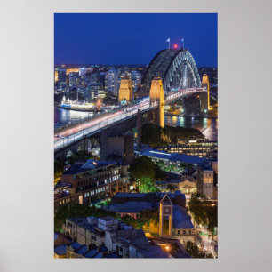 Affiches Australie, Sydney, La région des Rocks, Sydney Har