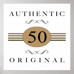 Affiches Authentique 50ème anniversaire