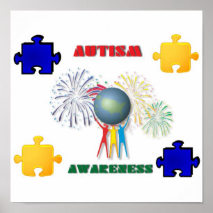Affiches Autism Aware
