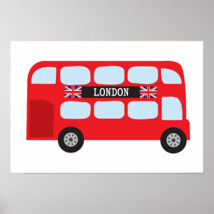 Affiches Autobus à deux étages de Londres