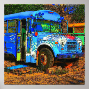 Affiches Autobus d'Ol'hippy