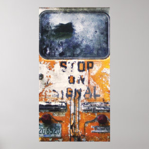 Affiches autobus scolaire vintage