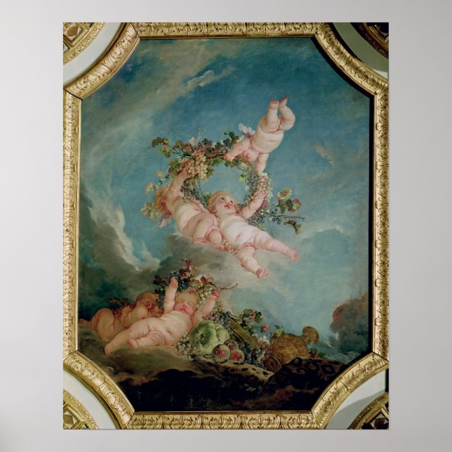 Affiches Automne, d'une série de Four Seasons (Devant)