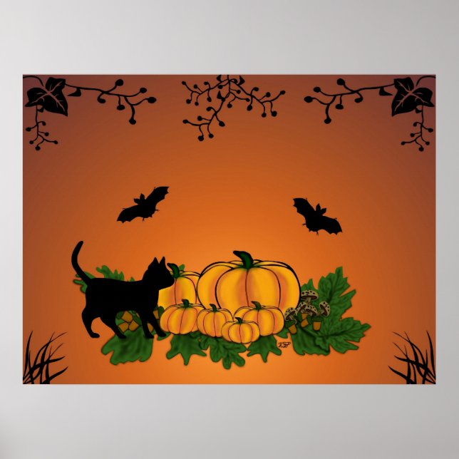 Affiches automne, Joyeux Halloween ! (Devant)