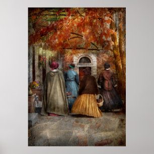 Affiches Automne - Une promenade dans le centre-ville