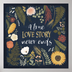 Affiches Automne V Romance   que Love Story vrai ne finit