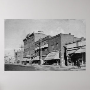 Affiches Automnes de Klamath, OU vue recherchant la rue