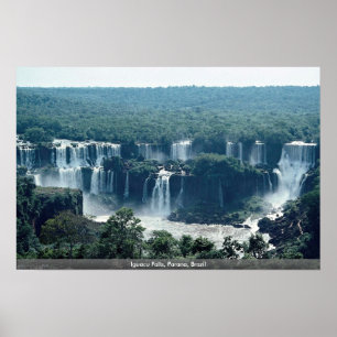 Affiches Automnes d'Iguacu, Parana, Brésil