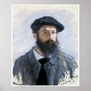 Affiches Autoportrait, 1886, Claude Monet