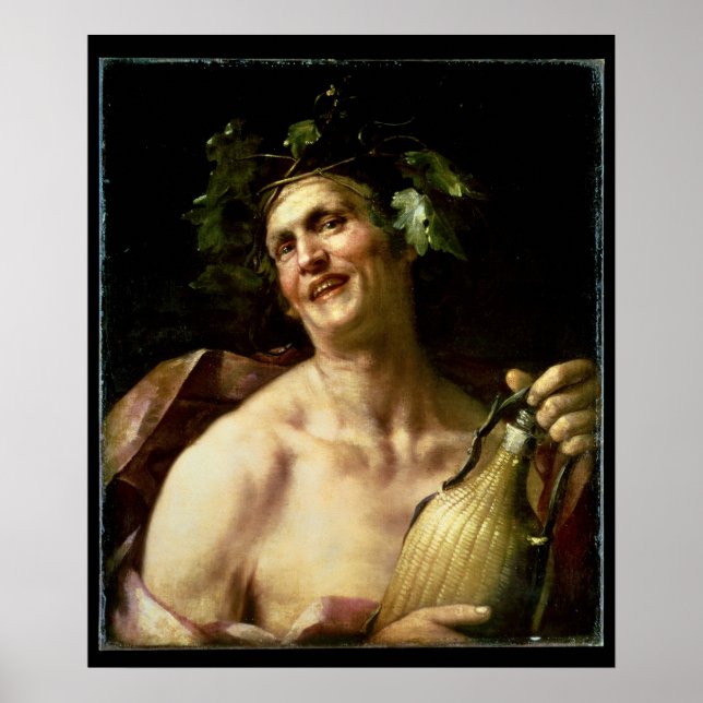 Affiches Autoportrait comme Bacchus (Devant)