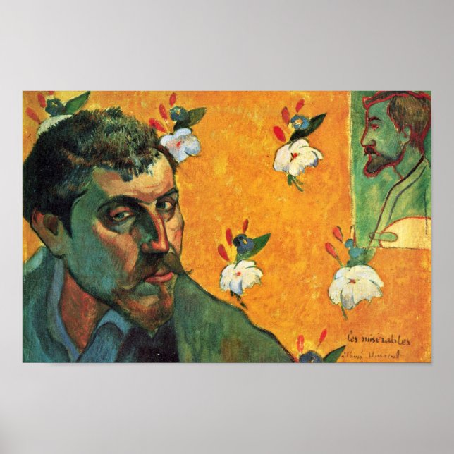 Affiches Autoportrait (Dans Le Rôle De "Les Misérables" Pro (Devant)