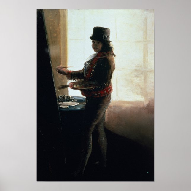 Affiches Autoportrait dans Studio (Devant)