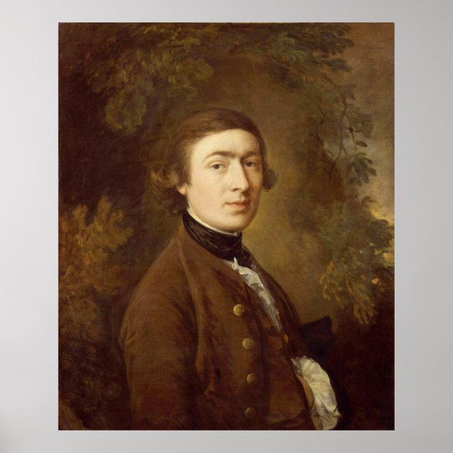 Affiches Autoportrait de Thomas Gainsborough 1759 (Devant)